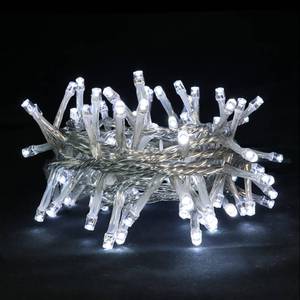 lot 6065 image: Cool White Christmas String Lights - 100 LED String Lights Plug in for Tree, Bedroom, Party, Wedding, IndoorOutdoor Christmas Decorations, 8 Feet Clear Wire, 8 Modes & Memory Function, Connectable