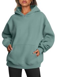 lot 6075 image: Trendy Queen Womens Oversized Hoodies Fleece Sweatshirts Fall Fashion Pullover Sweaters Winter Clothes Lake L