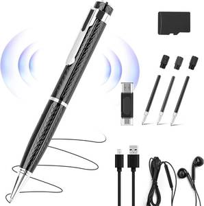 lot 6080 image: 64GB Voice Recorder with Playback Digital Recording Device with Intelligent Noise Reduction for Meetings  Lectures  Course - Portable Audio Recorder for Student  Workplace Use  Interpreter