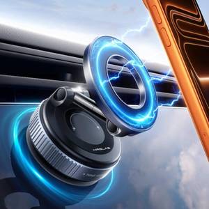 lot 6092 image: MRGLAS 2026 Upgraded Vacuum for Magsafe Car Mount, Phone Holders for Your Car Ultra Magnetic, 360° Adjustable Suction Cup Truck Golf Cart Accessories for Men Women,for iPhone 17 16 15 14 13 12 Pro Max