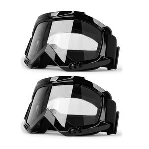 lot 6100 image: LMAVAG Professional Motorcycle Motocross Goggles 1-Pack Dirt Bike ATV Riding Racing Wide vision Glasses Anti-Fog Scratch Windproof Dustproof Goggles for Adult Youth Kids Clear Lens