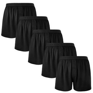 lot 6461 image: BAMBOO COOL Mens Boxer Shorts Underwear Soft Comfortable Breathable Knit Boxers Short for Men (5 Pack), XX-Large