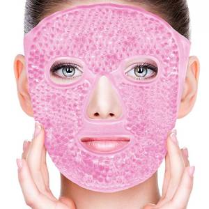 lot 10017 image: CONBELLA Cold Face Eye Masks Ice Face Mask Hot Cold Compress for Dark Circles, Puffiness, Migraines, Headache, Stress, Redness, Cooling Face Masks for Women Man, Skin Care