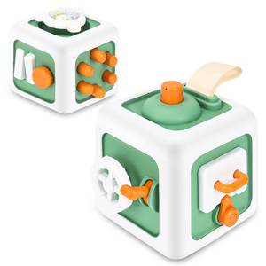 lot 10056 image: SOSUSHOE Toys for 1 Year Old Boy Girl, Montessori Busy Board Busy Cube, Travel Toys for Toddlers 1-3, 1 Year Old Girl Boy Gifts, Easter Basket Stuffers for Toddler