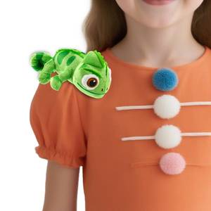 lot 10068 image: NTSPFU Lizard Costume Accessories ChameleonShoulder Plush Lizard Cosplay PropsMerch Gifts for Women Adults