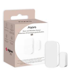 lot 10074 image: Aqara Door and Window Sensor T1, Mini Wireless Contact Sensor for Smart Home Security and Automation, Requires Aqara Hub, Zigbee 3.0, Works with Apple HomeKit, Alexa, IFTTT