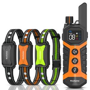 lot 10105 image: SurMountor Dog Shock Collar - 4000FT Dog Training Collar with Remote Innovative IP67 Waterproof with 3 Training Modes, Rechargeable E-Collar for Dogs Large Medium Small All Breeds 5-120lbs