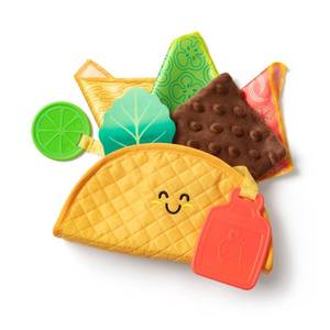 lot 10115 image: Melissa & Doug Multi-Sensory Soft Taco Fill & Spill Infant Toy - Sensory Toys For Babies, Baby Taco Toy, Baby Toys For Ages 6 Months And Older