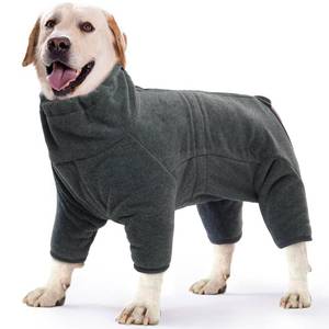 lot 10490 image: ROZKITCH Dog Coats with Legs, Pet Windproof Warm Cold Weather Jacket Vest Cozy Jumpsuit Apparel Outfit Clothes for Large Giant Dog Walking Hiking Sleep Grey 3XL