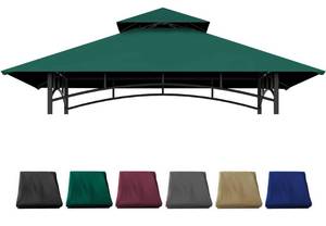 lot 12376 image: JANCANOPY Grill Gazebo Replacement Cover 5x8 Ft Canopy Top Compatible with SUNJOY Grill Gazebo Frame Model L-GG001PST-F,L-GG001PST-H,L-GG001PST-F2 (Forest Green)