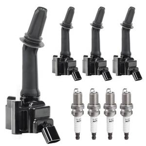 lot 12389 image: Ignition Coil Pack Spark Plug fit for Turbo L4 1.4 2016 2017 2018 2019 Chevy Cruze Buick Encore, L4 1.5 2016-2019 Chevy Malibu, 2018-2022 Equinox, 2018-2020 GMC Terrain UF802, Set of 4