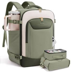 lot 12391 image: LOVEVOOK 40L Travel Backpack for Women Men, Large Carry on Backpack for Airplanes TSA Personal Item Travel Bag fits 15.6 Laptop, Waterproof Weekender Essentials Airline Approved with 2 Packing Cubes