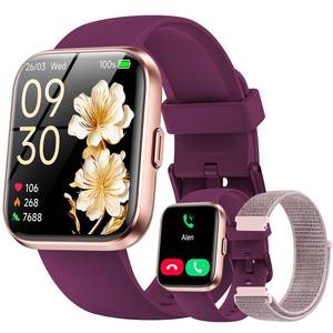 lot 12404 image: Smart Watches for Women, 1.85 HD Smart Watch for AndroidiPhones (MakeAnswer Calls), Fitness Tracker Watch with 247 Heart Rate Monitor, SleepStep Count Tracker, 120 Sport Modes Pedometer Watch