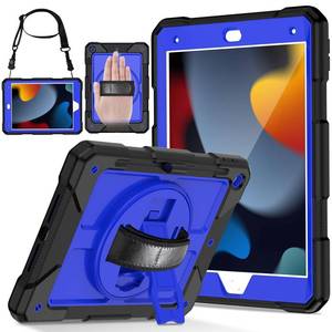 lot 12422 image: LTROP iPad 9th Generation Case, iPad 10.2 Case(202120202019), iPad 8th7th Generation Case Swivel StandShoulderHand StrapPencil Holder, Protective Cover Case for iPad 987 10.2��, NavyBlack