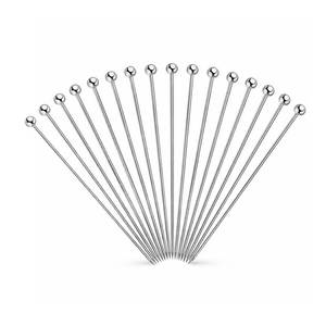 lot 12432 image: Hmaczoe 16Pcs Cocktail Picks, Stainless Steel Metal Martini Picks, Skewers for Appetizers & Toothpicks for Appetizers, Reusable Cocktail Picks for Drinks, Olives & Fruit