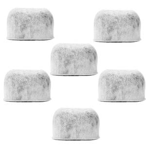 lot 12437 image: 6 Pack Replacement Charcoal Water Filters for All Cuisinart Coffee Machines - Cuisinart Compatible (Not Keurig) Filters Replace Cuisinart DCC-RWF