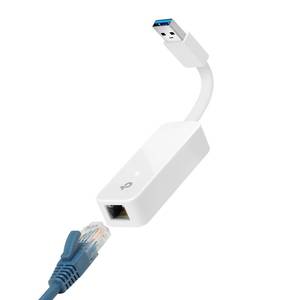 lot 12448 image: TP-Link USB to Ethernet Adapter, Foldable USB 3.0 to 101001000 Gigabit Ethernet LAN Network Adapter, Support Windows 11108.187VistaXP for Desktop Laptop Apple MacBook Linux (UE300)