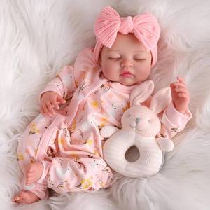 lot 13347 image: BABESIDE Lifelike Reborn Baby Dolls Girl - 20 Inch Realistic Newborn Baby Doll with Poseable Body, Real Life Baby Dolls with Accessories for 3 Year Old Girls Gifts, Pretend Play, Collection