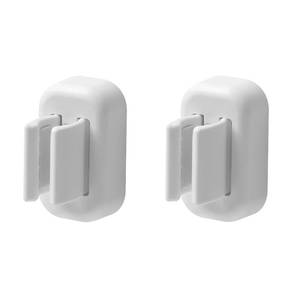 lot 16307 image: Cadbibe 2PCS Toothbrush Holder Wall Mounted, Self Adhesive Electric Toothbrush Organizer for Bathroom, Waterproof Multi-Function Holder for Dorm, Cabinet(White)