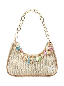 lot 16323 image: MakeMeChic Womens Seashell Starfish Single Strap Shoulder Handbags Fall Beach Vacation Bags Multicolor One Size
