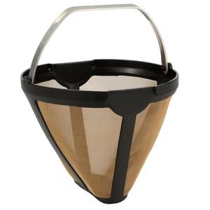 lot 16325 image: Replacement for CE250 CE251 Coffee Permanent Gold Tone Filter, Compatible with Ninja 12-Cup Programmable Coffee Brewer