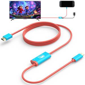 lot 16336 image: Switch 2 Dock,(Plug-and-Play) 4K60HZ 6.6 ft,USB C to HDMI Replacement Cable for Nintendo Switch Dock,Portable Travel TV Base Adapter �� Travel NS2 Docking Station Cord Compatible with Nintendo Switch