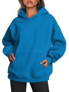 lot 18005 image: Trendy Queen Womens Oversized Hoodies Fleece Sweatshirts Fall Fashion Pullover Sweaters Winter Clothes Blue S
