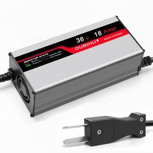 lot 18014 image: DUBIHU 36V 18A Golf Cart Battery Charger for Lead Acid Batteries ��16FT Long Cable, Works with Club Car & Yamaha Crowfoot ��Intelligent 3-Stage Charging System for Fast and Efficient Charging