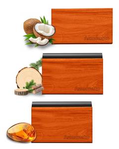 lot 18051 image: Asmonato Car Air Freshener-The Original Wood Air Freshener for Visor Clip - Long Lasting Car Odor Eliminator and Scent Diffuser for Cabin, Truck & SUV-2 Metal Clips-Variety 3 Pack(Teak-Amber-Cabana)