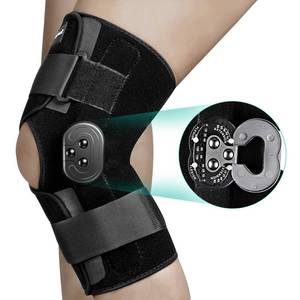 lot 18456 image: NEENCA Hinged Knee Brace, Knee Immobilizer with Locking Dials & Side Stabilizers, Medical ROM Knee Brace for Knee Pain, Arthritis, ACL, PCL, MCL,Meniscus Tear, InjuriesPost OP, Prevent Hyperextension