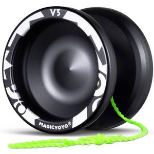 lot 18482 image: MAGICYOYO V3 Yoyo for Kids 8-12 or Above, Responsive Yoyo Professional with Dual Function, Professional Trick Yo yo for Adults with 12 Yo-yo Strings, KK Bearing, Bearing Puller, Axle,Case Bag -Black