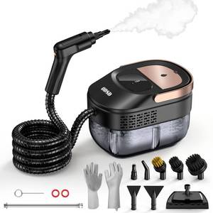 lot 19696 image: ODSD Steam Cleaner for Home & Car, 3-Level Adjustable Steamer for Cleaning, 15s Heat-Up & 1.6L Large Tank, Handheld Steam Cleaner for Car Detailing, Home, Tile, Grout,Furniture with 15pcs Accessories