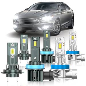 lot 19703 image: ZSTOPCL Fit for Ford Fusion 2006-2018 Light Bulbs, HighLow Beam Fog Light Bulbs Combo, 800% Brightness, 6000K Cool White, Plug and Play, Pack of 6