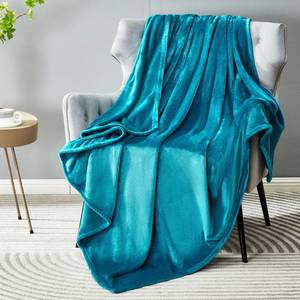 lot 20059 image: DREAMNINE Soft Cozy Plush Fleece Throw Blanket 50 x 60, Solid Shag Minky Lightweight Lap Fuzzy Flannel Blanket for Bedroom, Luxury Washable Warm Velvet Blankets for Couch Sofa Pet, Breathable, Teal