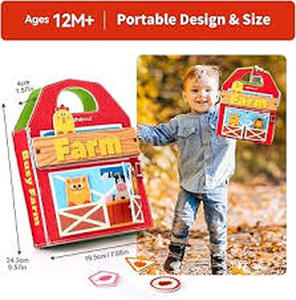 lot 10032 image: Wooden Shape Sorting Educational Puzzle Toy