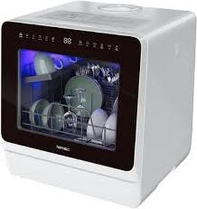 Hermitlux HDW5CW01 White Tabletop Dishwasher