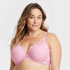 lot 18103 image: Auden Pink Lace Push-Up Bra 36c