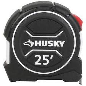 lot 18104 image: Husky 25ft Measuring Tape