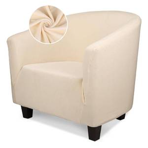 lot 2158 image: Treaful Velvet Club Chair Slipcover, 1 Piece Arm Chair Cover Slipcover, Soft Stretch Non Slip Club Tub Chair Slipcover Couch with Arms Elastic Bottom Washable Furniture Protector for Living Room Hotel