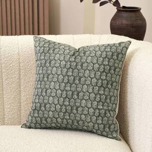 lot 2184 image: Amor Virisso Floral Pillow Covers 20x20 Farmhouse Neutral Decorative Pillow Covers for Couch Accent Sofa Pillows 1PC, Mineral Green