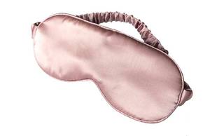 lot 2187 image: LULUSILK Mulberry Silk Sleep Eye Mask & Blindfold with Elastic StrapHeadband, Soft Eye Cover Eyeshade for Night Sleeping, Travel, Nap(Pink)