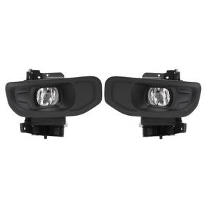 lot 5008 image: HECASA Fog Light Compatible with 2019-2024 Dodge Ram 1500 68274668AB 68274668AA CH1061119 CH2592152 Front Bumper Fog Lamp Cover Trim Bracket Set - Driver&Passenger Side
