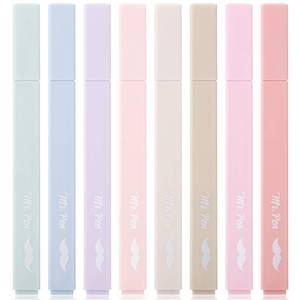 lot 6114 image: Mr. Pen- Aesthetic Highlighters, 8 Pcs, Chisel Tip, Muted Pastel Color, No Bleed Bible Highlighter Pastel, Highlighters Assorted Colors, Highlighter Set