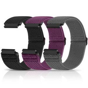 lot 6128 image: Relting Compatible with 16mm 18mm 19mm 20mm 22mm 24mm Watch Bands Quick Release Replacement Wristband,Adjustable Stretchy Nylon Solo Loop Straps Fabric Braided Sport Elastic Bands for Men Women