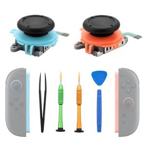 lot 6135 image: GAMOREK 2 Pack Joycon 2 Joystick, Joycon 2 Repair Kit Joysticks Replacement Parts for Switch 2