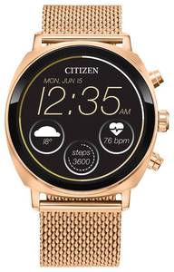 lot 6170 image: Citizen CZ Smart PQ2 41MM Unisex Smartwatch with YouQ App with IBM Watson� AI and NASA Research, Wear OS by Google, HR, GPS, Fitness Tracker, Amazon Alexa��, iPhone Android Compatible, IPX6 Rating
