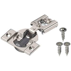 lot 6238 image: Blum Compact BLUMOTION Hinge (10 Kits), 12 Overlay, 105° Opening Angle, Steel, Integrated Soft-Close Hinges for Face Frame Cabinets