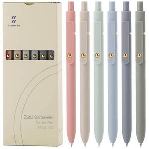 lot 6242 image: Ddaowanx Gel Pens, 6 Pcs 0.5mm Quick Dry Black Ink Pens Fine Point Smooth Writing Pens, Cute Office School Supplies Gifts for Women