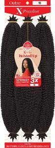 lot 6269 image: Outre Crochet Braids X-Pression Twisted Up 3X Springy Afro Twist 24 (1-pack, 1)