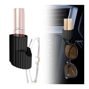 lot 10126 image: VKQTS Upgraded 2-in-1 Car Chapstick Holder No Melt & Car Sunglasses Holder,Silicone Insulated Chapstick Holders for Cars as Chapsticks Organizer,Upright Portable Cars Lip Balm Holders